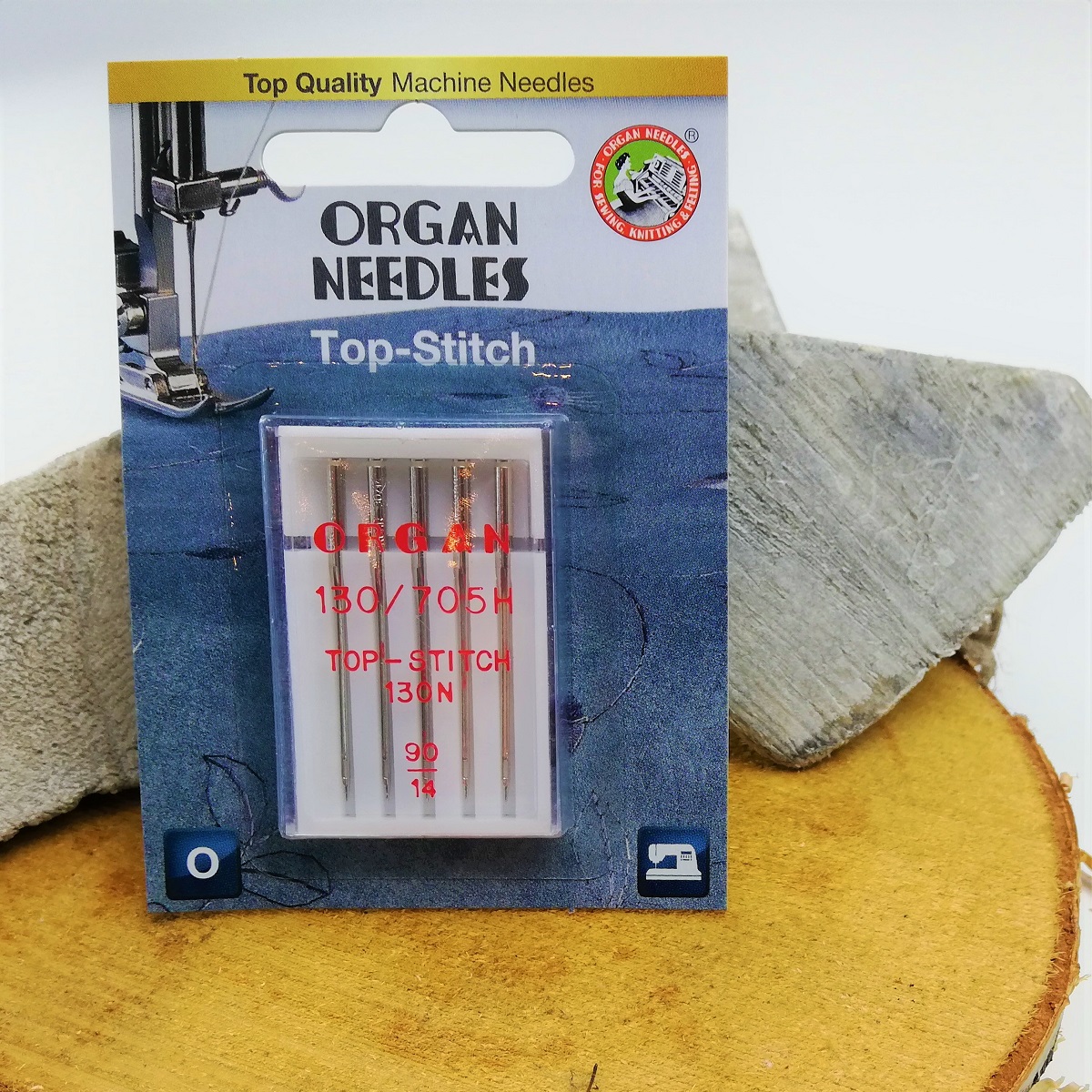 Organ Needles Organ 130/705 H Top Stitch a5 st. 080 Blister