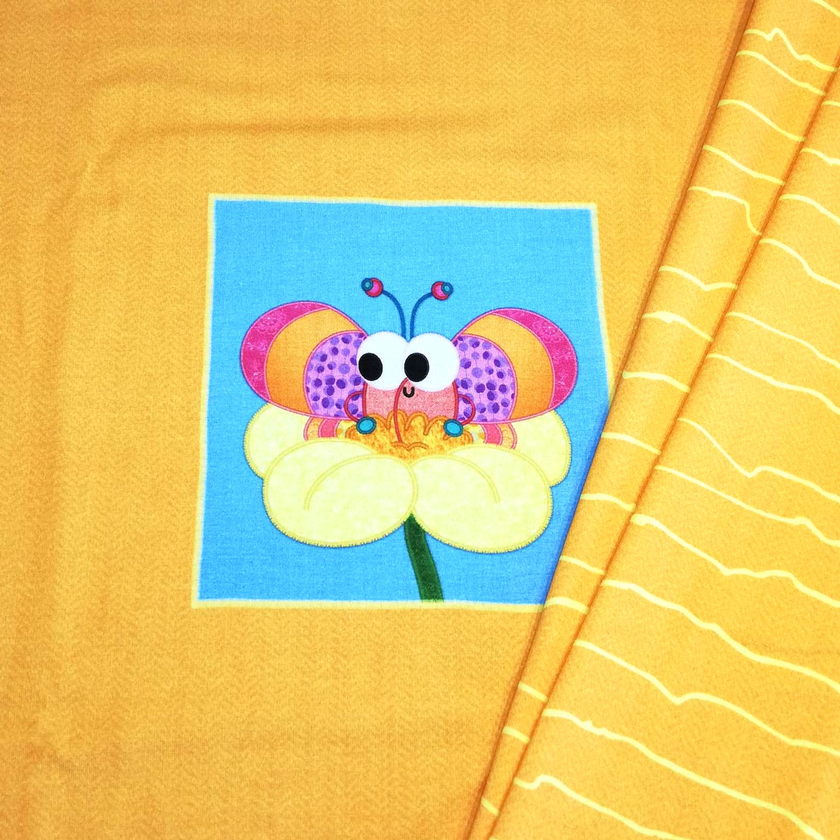 Jersey Panel "kleiner Schmetterling" Stückware